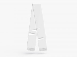 Fan Soccer Scarf Folded 3D Model