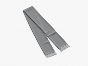 Fan Soccer Scarf Folded 3D Model