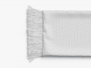 Football Fan Scarf Unfolded 3Dモデル