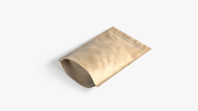 Craft Zipper Pouch Model 3D .c4d .max .obj .3ds .fbx .stl .blend 
