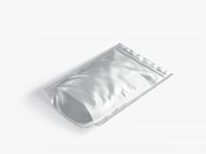 Metallic Zipper Pouch 3D Model