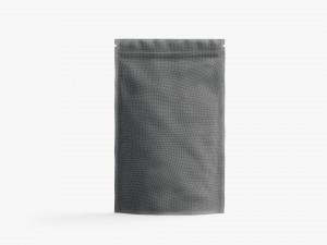 Metallic Zipper Pouch Model 3D