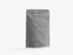 Metallic Zipper Pouch Model 3D