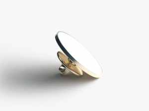 Round Enamel Pin 3D Model