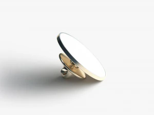 Round Enamel Pin 3D Model