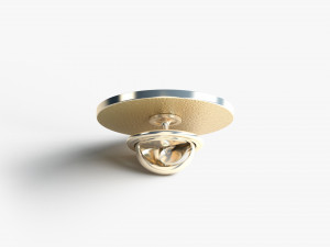Round Enamel Pin 3D Model