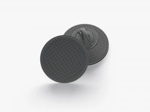 Round Enamel Pin 3D Model