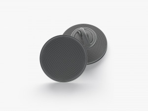 Round Enamel Pin 3D Model