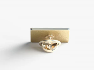 Square Enamel Pin 3D Model