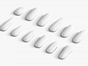 Nails Types Set 3D Model