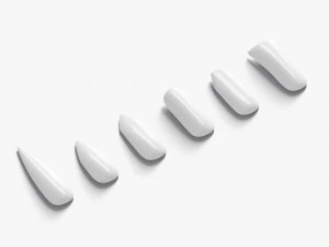 Nails Types Set 3D Model