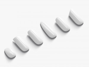 Nails Types Set Model 3D