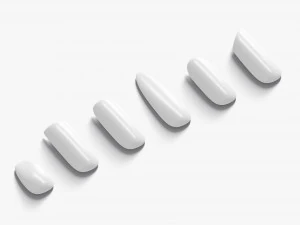 Nails Types Set 3D Model