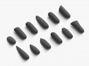 Nails Types Set Model 3D
