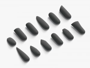 Nails Types Set 3D Model
