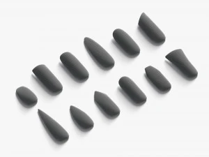Nails Types Set 3D Model