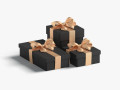Gift boxes set - 3 box shapes 3D Models