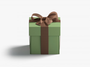 Gift boxes set - 4 box shapes 3D 모델