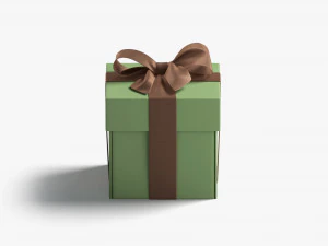 Gift boxes set - 4 box shapes 3D Model