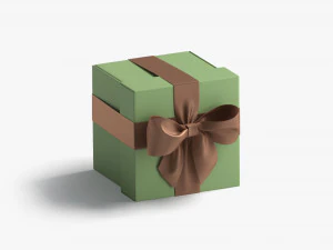 Gift boxes set - 4 box shapes 3D Model