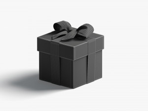 Gift boxes set - 4 box shapes 3D 모델