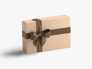 Gift boxes set - 6 box shapes 3D Model