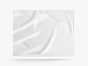 Die-cut plastic bag wide Modelo 3D