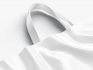 Loop handle plastic bag 3D Model