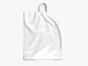 Loop handle plastic bag 3D Model