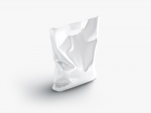 Die-cut plastic bag stand 3D Model