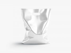 Die-cut plastic bag stand 3D Model