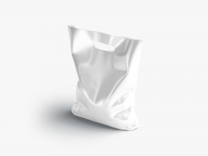 Die-cut plastic bag stand 3D Model