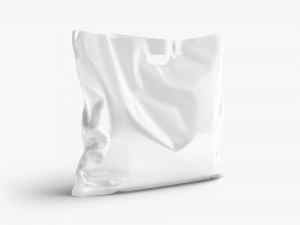 Die-cut plastic bag wide stand Modèle 3D