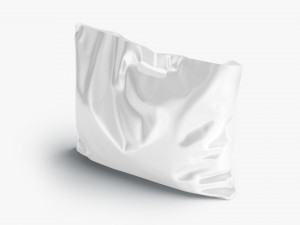 Die-cut plastic bag wide stand Modèle 3D