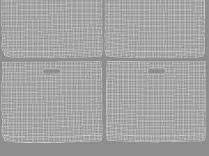 Die-cut plastic bag wide stand Modèle 3D