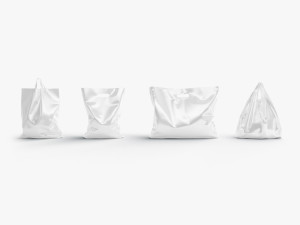 Plastic bag stand set - 4 bag shapes 3D Model