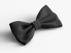 Bow tie black 3D 모델