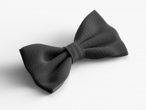 Bow tie black 3D 모델