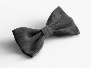 Bow tie black 3D 모델