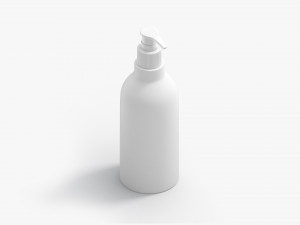 Plastic Pump Bottle 3D Модель