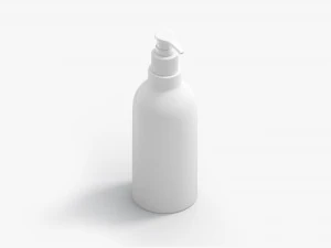 Plastic Pump Bottle 3D Model