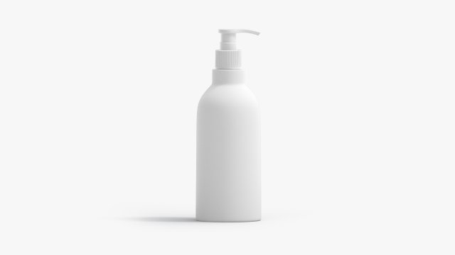 Plastic Pump Bottle 3D Модель .c4d .max .obj .3ds .fbx .stl .blend 