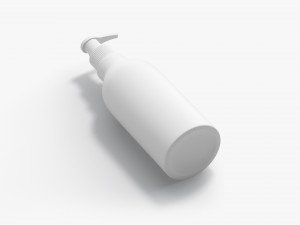 Plastic Pump Bottle 3D Модель