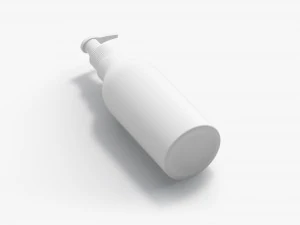 Plastic Pump Bottle 3D Model