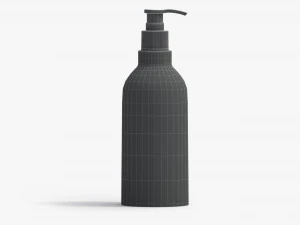 Plastic Pump Bottle 3D Model