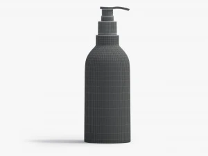 Plastic Pump Bottle 3D Model