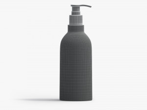 Plastic Pump Bottle 3D Модель