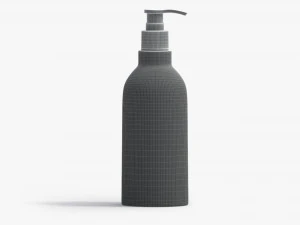 Plastic Pump Bottle 3D Model