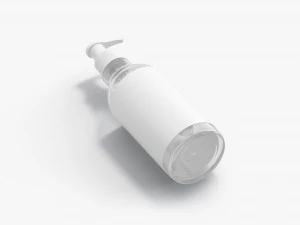 ガラスポンプボトル 3Dモデル