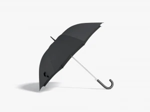 काली खुली छतरी 3D मॉडल